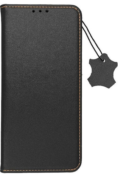 Forcell Smart Pro Δερμάτινη Θήκη Βιβλίο Μαύρο (Redmi Note 10 Pro)