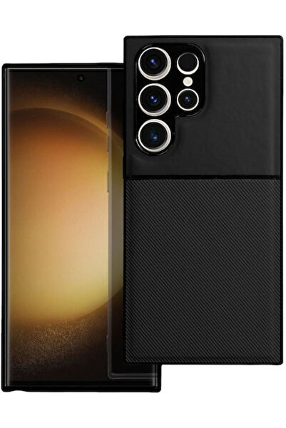 OEM Noble Πίσω Κάλυμμα Σιλικόνης Μαύρο (Galaxy S23 Ultra)