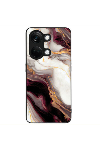 Other Θήκη Sonique Σειράς Marble για OnePlus Nord 3 5G Μπορντό