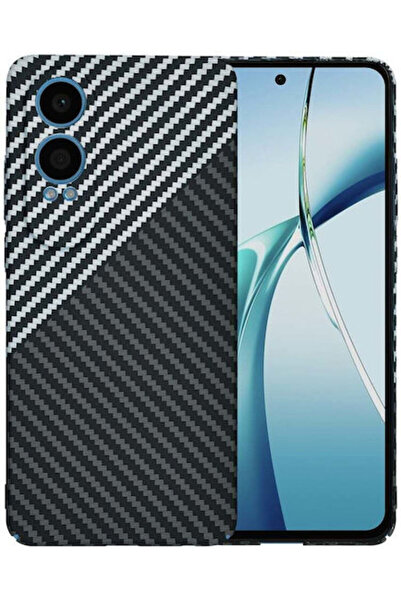 Techsuit Ανθρακικό Πίσω Κάλυμμα Σιλικόνης Γκρι (OnePlus Nord CE 4 Lite)