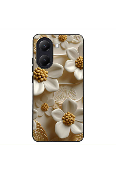 Other Θήκη Sonique Σειράς 3D Λουλουδιών για Xiaomi Poco X7 Pro 5G Λευκή