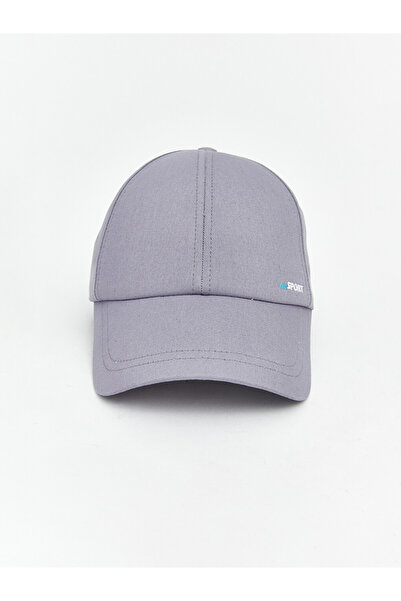 LC Waikiki Gray Text Embroidered Men's Cap Hat