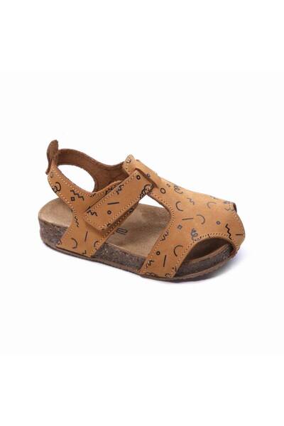 Sanbe 510 V 2001 21-25 Erkek Deri Sandalet Camel
