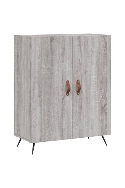vidaxl Dulap, gri sonoma, 69,5x34x90 cm, lemn compozit