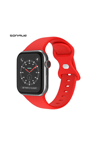Other Λουράκι Sonique Butterfly Σιλικόνης Κόκκινο (για Apple Watch 38/40/41/4...