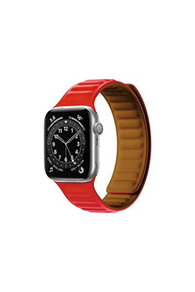 Hurtel Curea silicon roșie (Watch 7 41mm)