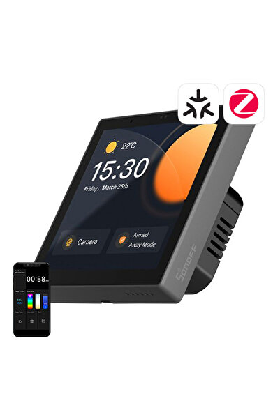 Sonoff Panou Zigbee Matter Wifi pentru control wireless Google Alexa