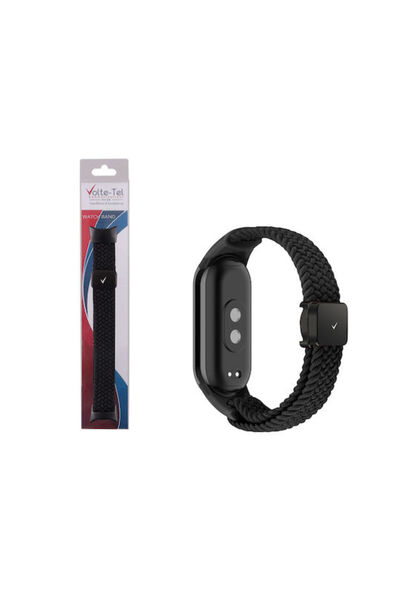 Other Volte-Tel Δερμάτινο Λουράκι Μαύρο (Xiaomi Smart Band 8, Xiaomi Smart Ba...