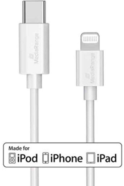 MediaRange Καλώδιο Φόρτισης Lightning σε USB Type C 1μ
