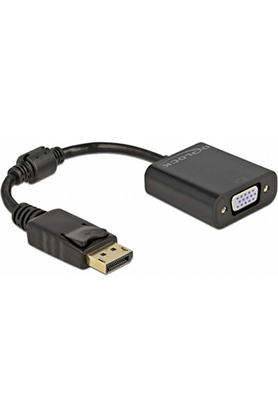 DELOCK Μετατροπέας DisplayPort αρσενικό σε VGA θηλυκό 1 τεμάχιο 61006