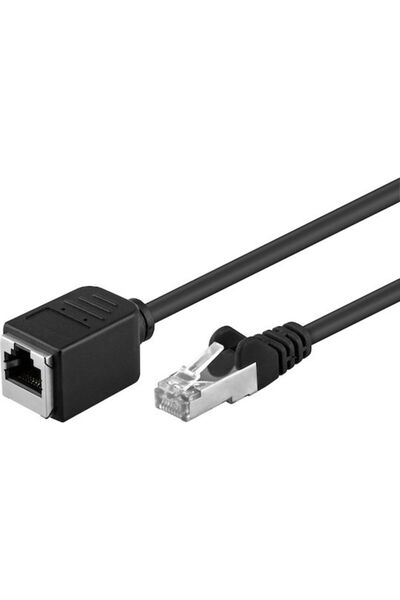 goobay Καλώδιο Ethernet F/UTP Cat.5e (Gigabit) 3μ Μαύρο Κωδικός: 91883