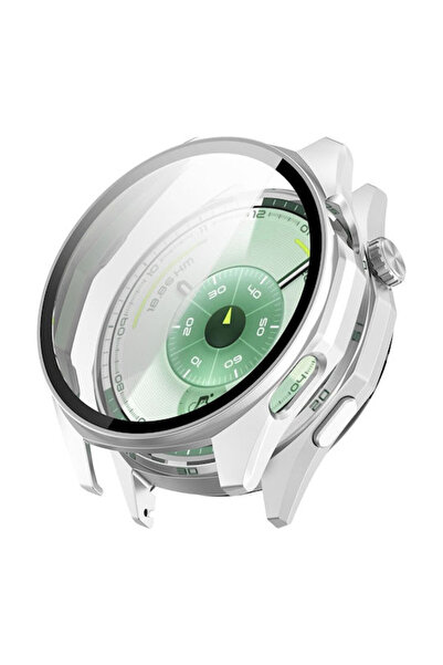 Techsuit Defense360 Pro Πλαστική Θήκη με Γυαλί σε Ασημί χρώμα για Huawei Watc...
