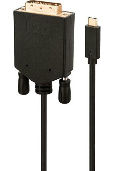 POWERTECH Καλώδιο USB 2.0 USB-C Αρσενικό - DVI-D Μαύρο 2μ CAB-UC050