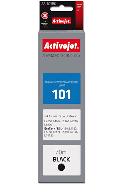 Other Συμβατό με Active Jet Μελάνι για εκτυπωτή inkjet Epson 101 70ml Μαύρο 1...