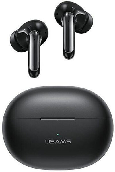 Usams X-Don Ενδοωτικά Ακουστικά Bluetooth Handsfree με Θήκη Φόρτισης Μαύρα