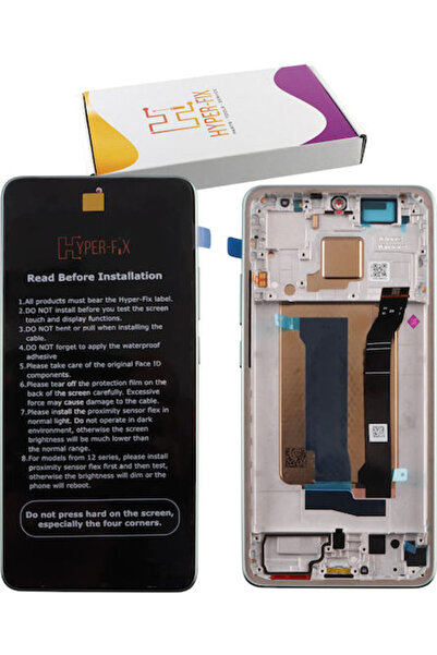 Hyper Οθόνη με μηχανισμό αφής και πλαίσιο για Xiaomi Poco X7 Pro 5G (Πράσινο)