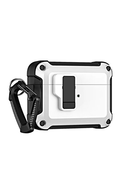 Hurtel Armor Case Pro For Airpods 4 With Carabiner Waterproof Protection