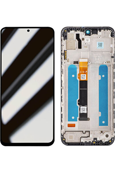 Motorola Γνήσια Οθόνη G41 LCD με Οθόνη Αφής και Πλαίσιο, Ανοιχτό Γκρι Κωδικός...