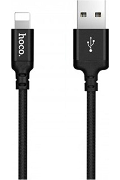 hoco. Hoco X14 Καλώδιο USB-A σε Lightning Υψηλής Ταχύτητας Πλεγμένο Μαύρο 2μ