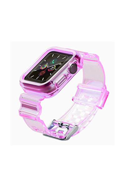 OEM Θήκη σιλικόνης σε ροζ χρώμα για Apple Watch 44mm και Huawei Watch 4