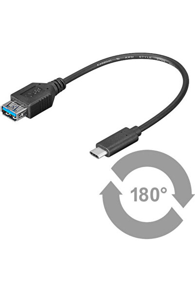 goobay Μετατροπέας USB-C αρσενικό σε USB-A θηλυκό 1 τεμάχιο 67894