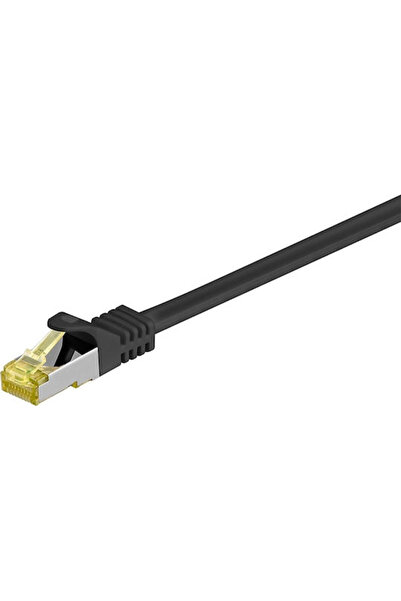 goobay Καλώδιο Ethernet S/FTP Κατηγορίας 7 (10Gbps) 0,5μ Μαύρο Κωδικός: 91581