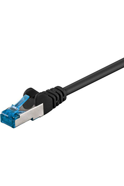 goobay Καλώδιο Ethernet S/FTP Cat.6a (Gigabit) 1,5μ Μαύρο Κωδικός: 95607
