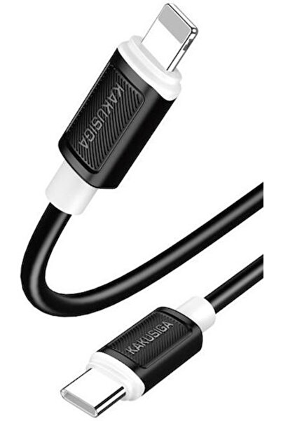 KAKUSİGA Καλώδιο USB-C σε Lightning 30W Μαύρο 1μ (KSC-998-LC-BK)