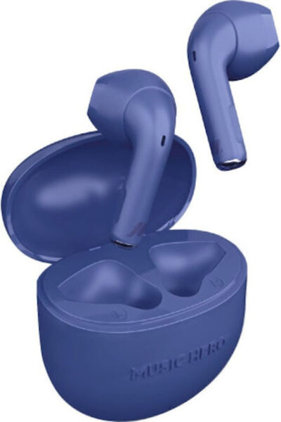 SBS Music Hero Ενδοωτικά Ακουστικά Bluetooth Handsfree Μπλε