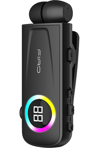 FIRO H17 Ενδοωτικό Ακουστικό Bluetooth Handsfree Τύπου Πέτου με Αντοχή στον Ι...