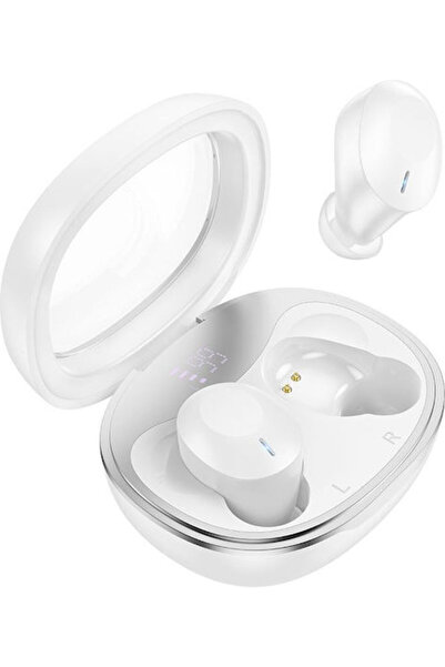 hoco. Hoco EQ3 Ενδοωτικά Ακουστικά Bluetooth Handsfree με Θήκη Φόρτισης Λευκά