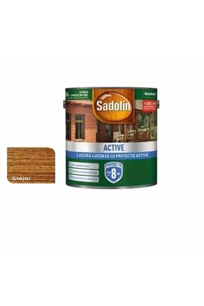 Sadolin Lac pentru lemn, lucios, pe bază de solvenți 2.5L, Sadolin, Stejar / ...