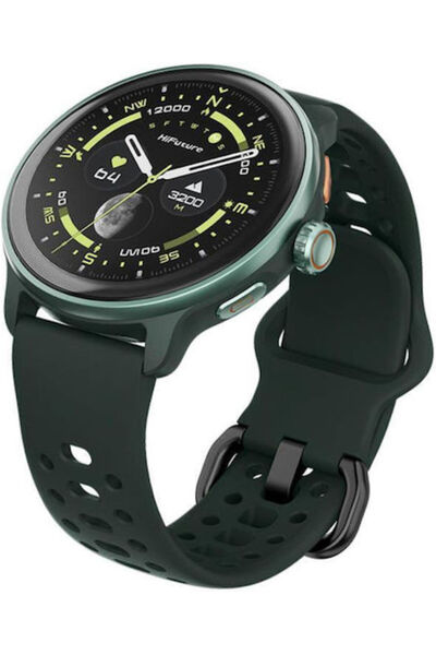 HiFuture Vela Ανοξείδωτο Ατσάλι 43mm Έξυπνο Ρολόι με Παρακολούθηση Καρδιακών ...