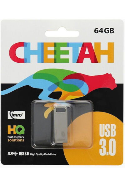 Imro 64GB USB 3.0 Στικάκι Γκρι