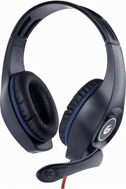 Gembird GHS-05-B Ακουστικά Gaming πάνω από το αυτί με σύνδεση 3.5mm