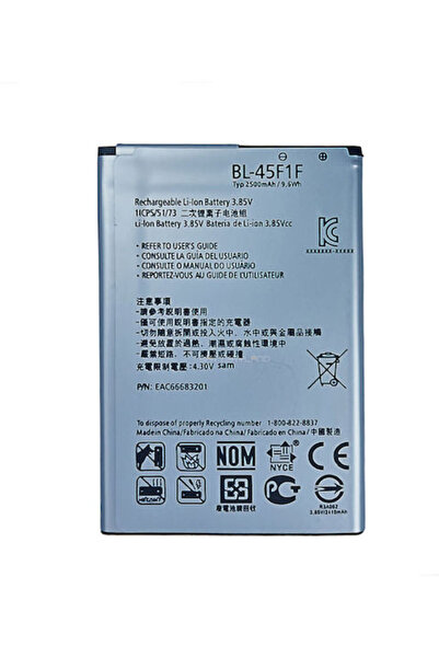 OEM Bl-45f1f Μπαταρία κινητού για LG K8 2017 3.85v 2500mAh