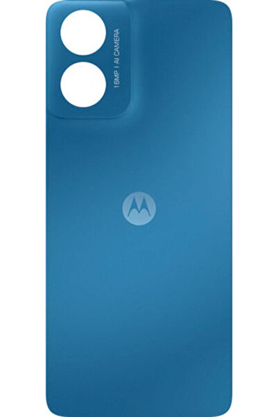 Motorola Κάλυμμα Μπαταρίας Moto G04 Σατινέ Μπλε Σετ Επισκευής