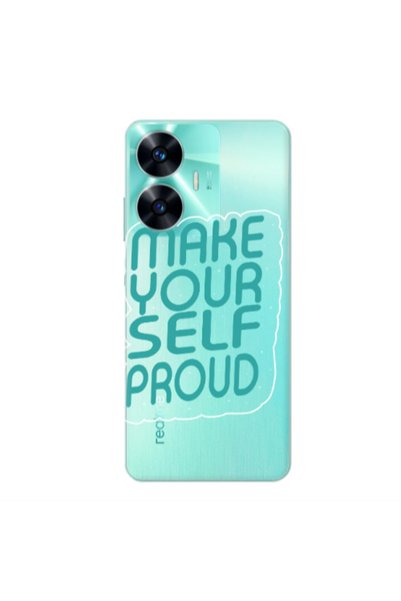 Other Realme C55 Make Your Self Proud Transparent Silicone TPU Θήκη