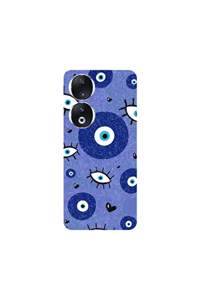 Other Honor 90 5G Black hearted Transparent Silicone TPU Θήκη