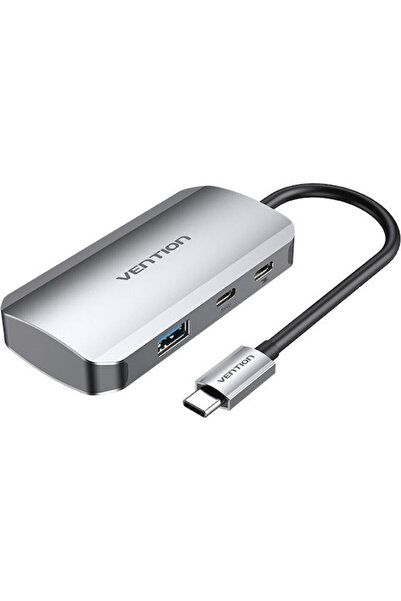 Vention Διανομέας USB 3.0 3 θυρών με σύνδεση USB-C Γκρι Κωδικός: TNDHB
