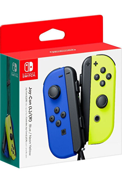 Nintendo Σετ Joy-Con Ασύρματα Χειριστήρια για Switch Μπλε/Νέον Κίτρινο