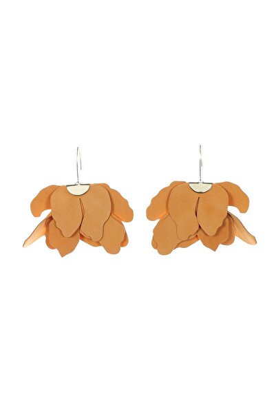 HAIArt Large Flower Earrings - Mango
