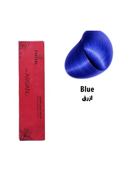 pasteel Italian Hair Dye with Argan Oil, Blue Color 100ml. from Bastil.