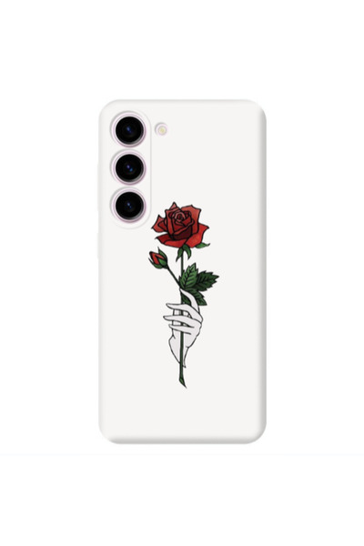 Other Samsung S23 Plus Rose in hand Transparent Silicone TPU Θήκη