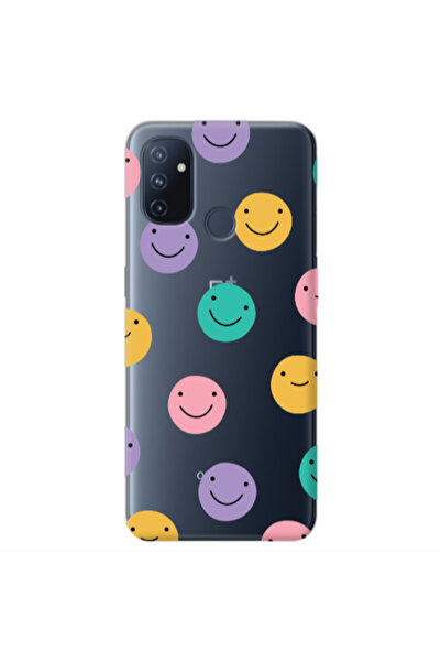 Other Oneplus Nord 100 Colorful smiles Transparent Silicone TPU Θήκη