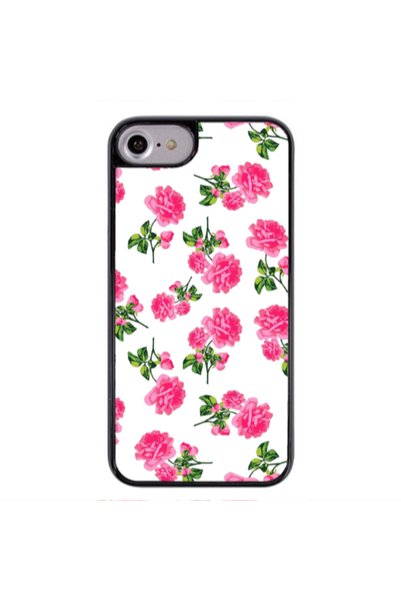 Other Apple iPhone 7 Roses White Black Glossy Θήκη