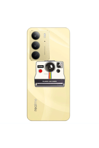 Other Realme C 75 Polaroid land camera Transparent Silicone TPU Θήκη