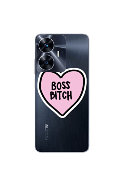 Other Realme Note 50 Boss Bitch Transparent Silicone TPU Θήκη