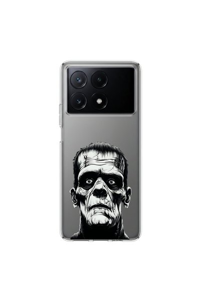 PPKin Poco X6 Pro Compatible Horror 6 Design Transparent Case