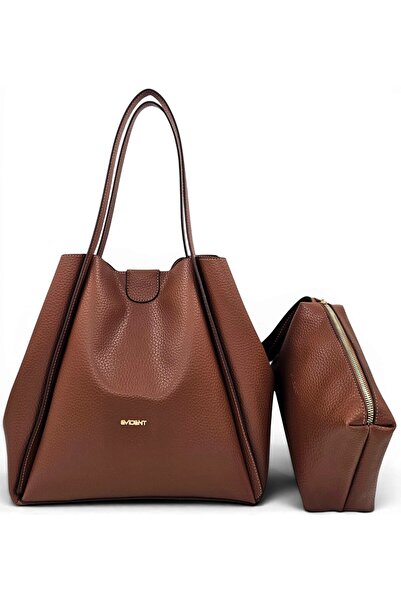 Evident Tan, Soft Textured, Casual, Puppy-Style, Large Volume, Shopper, Women...
